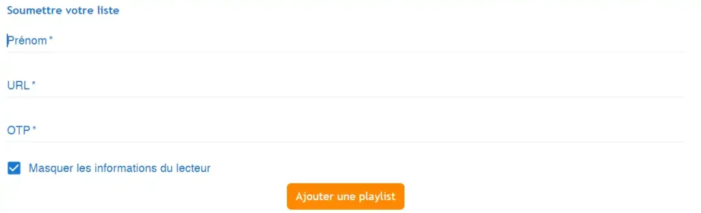 Ajout et Gestion des Playlists sur nanomid player