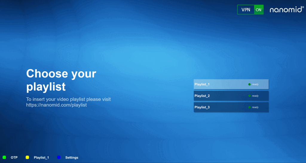 Comment trouver le code OTP pour Nanomid Player